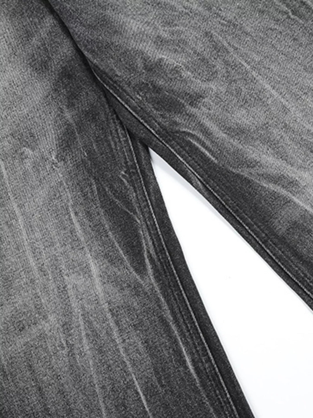 Men's Washed Wide Leg Jeans