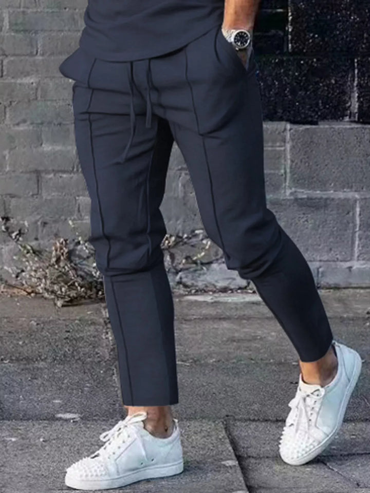 Men's Full Size Casual Drawstring Pants Plus Size