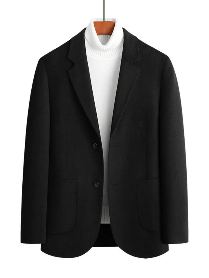 Men's Plus Size Wool Long Sleeve Outerwear