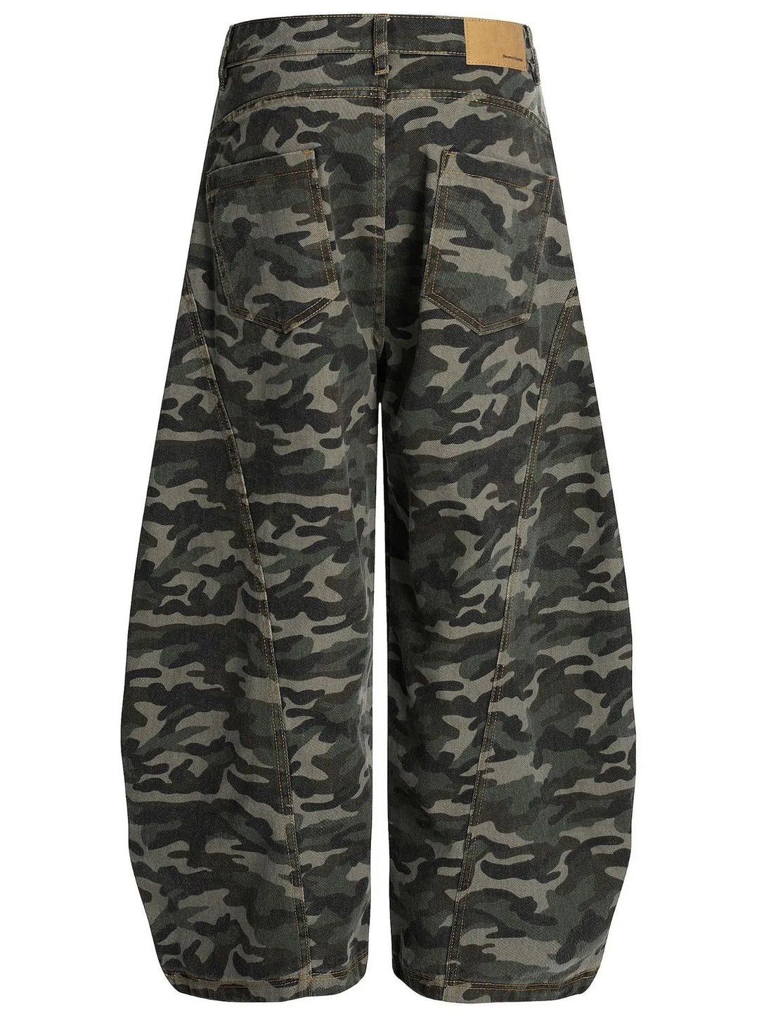 Men's Camouflage Wide Leg Cargo Jeans