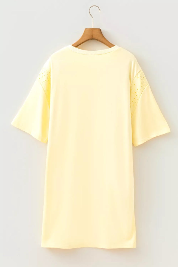 Round Neck Half Sleeve T-Shirt Dress