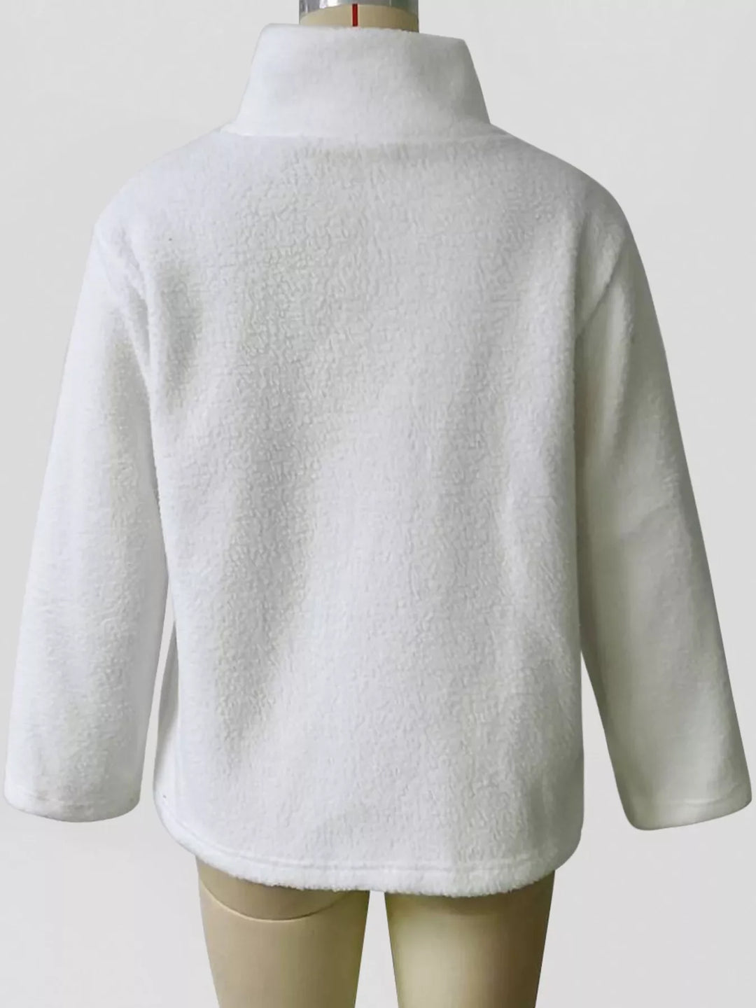 Sherpa Fleece Zip Up Outerwear