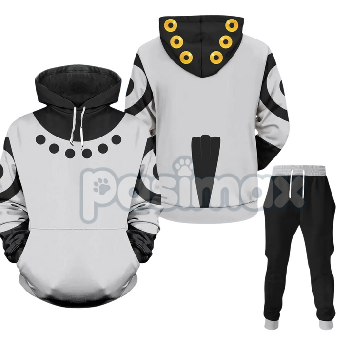 Derpy Tiger K-pop Demon Hunter Hoodie & Joggers Set – Huntrix Cosplay Outfits