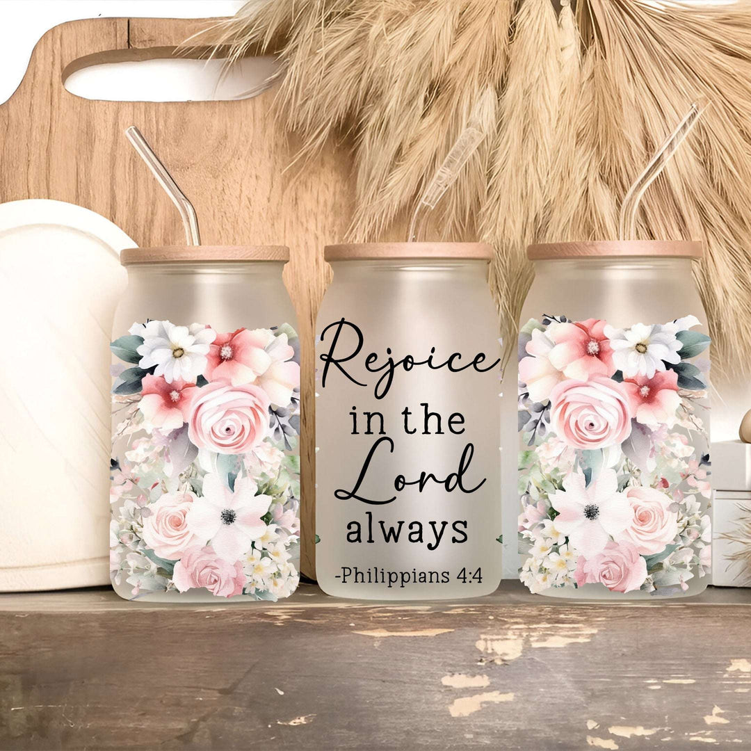 Bible Verse Scripture Cup, Mug & Tumbler with Lid & Straw – Floral Christian Gift for Her