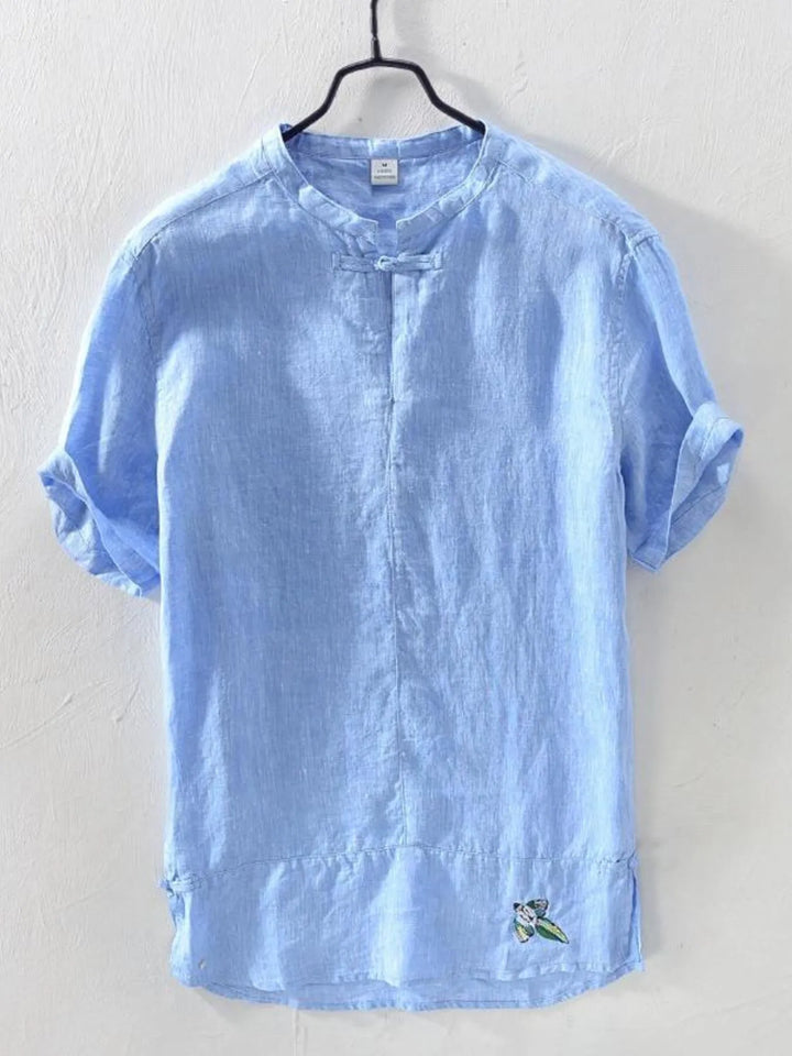 Men's Plus Size Lightweight Short Sleeve Blouse
