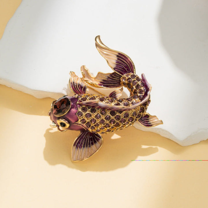 Enamel-dripped Lobster Brooch Accessory For Women