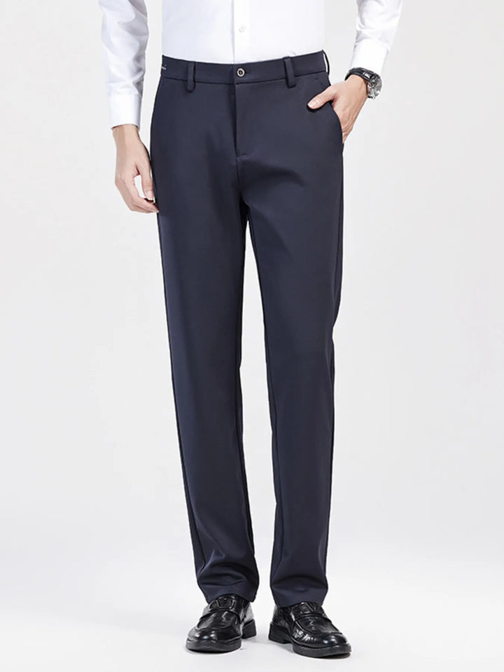 Men's Slim Fit Pants with Pockets