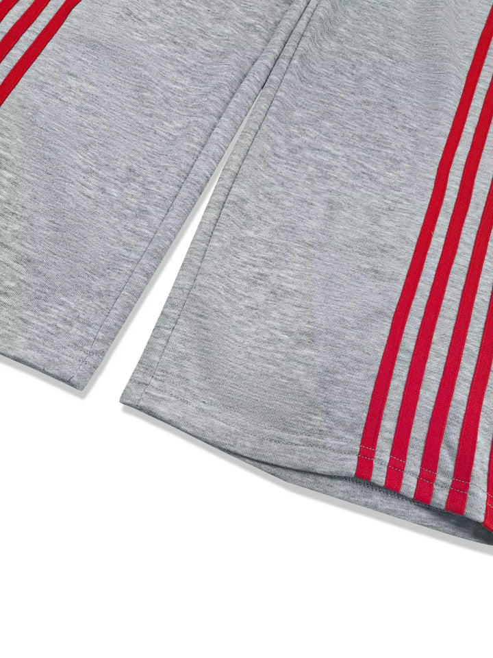 Casual Striped Sweatshirt and Pants Set