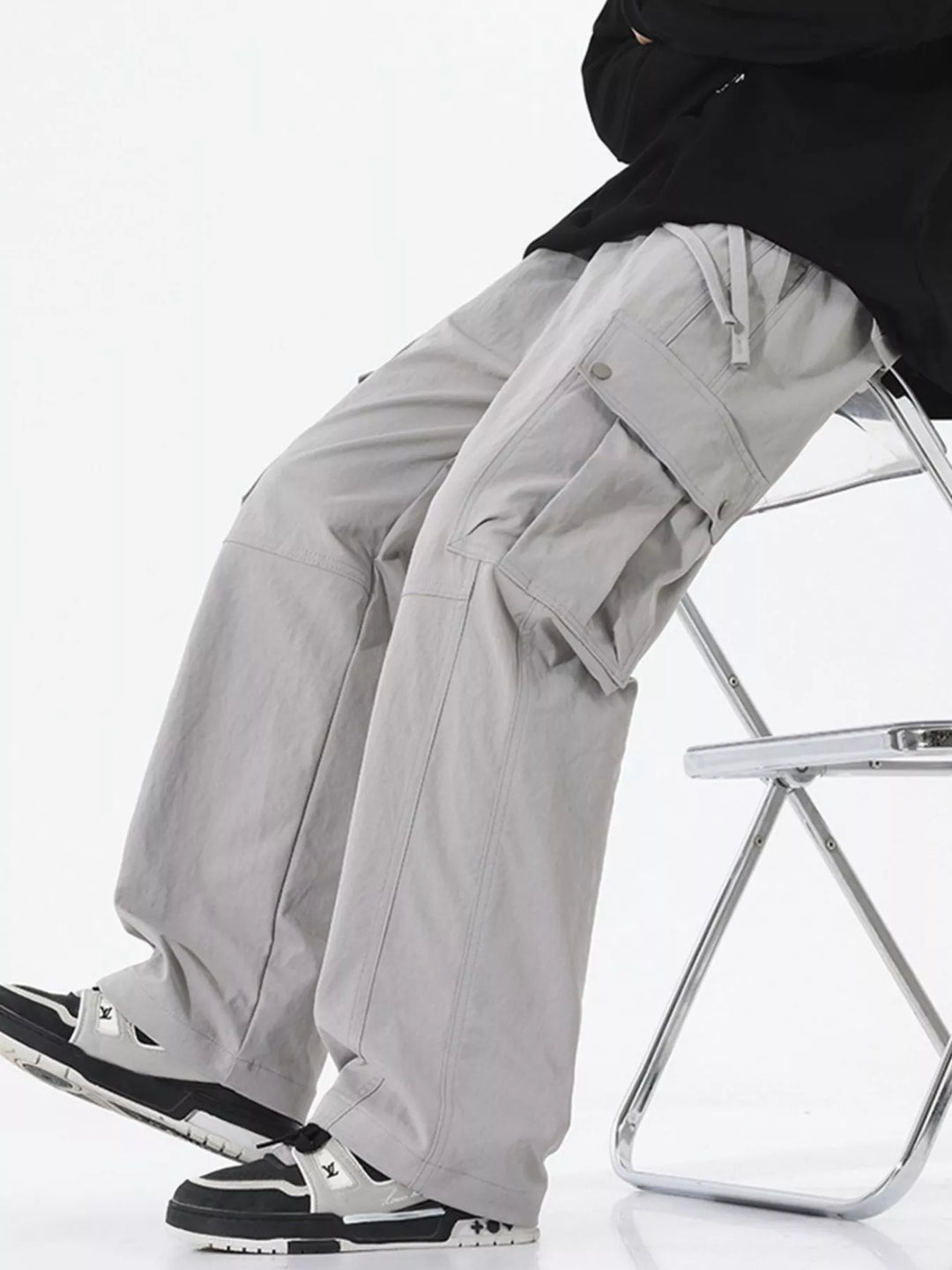 Men's Full Size Loose Fit Cargo Pants Plus Size