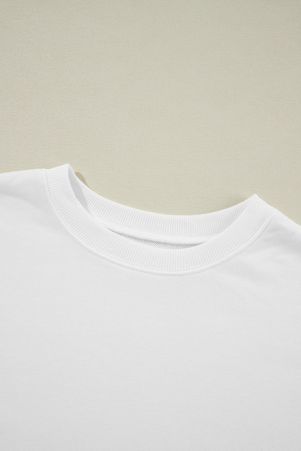 Sweat-shirt ras du cou classique et solide