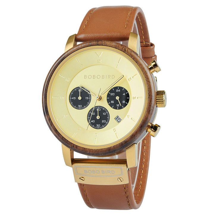 Wooden Mens Vintage Watch
