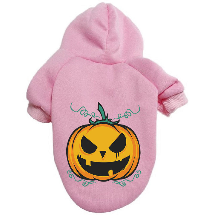 Halloween Pumpkin Dog Pattern Sweater Clothes