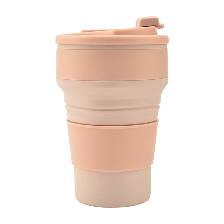 Kitchen Gadgets Folding Cup Collapsible Mug With Cover Coffee Travel Outdoors Portable Water Drinking Tea Cups
