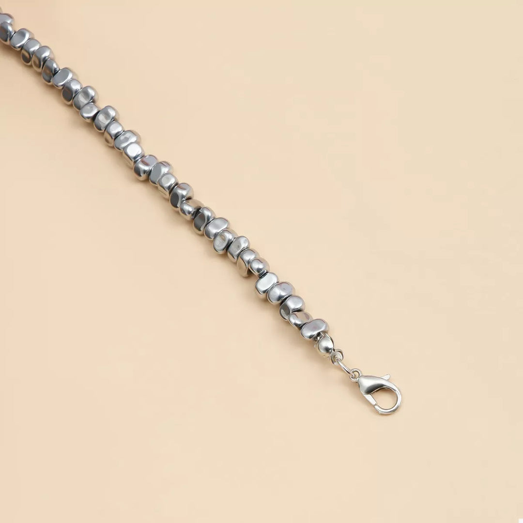 Silver-Plated Minimalist Heart Necklace