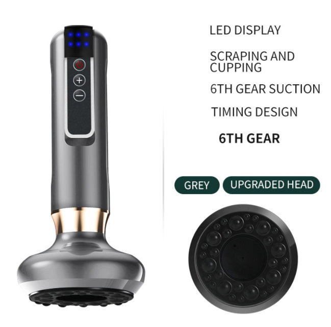 Electric Vacuum Cupping Massager For Body Anti-Cellulite Suction Cup Gua Sha Massage Body Cups Guasha Fat Burning Slimming Jars