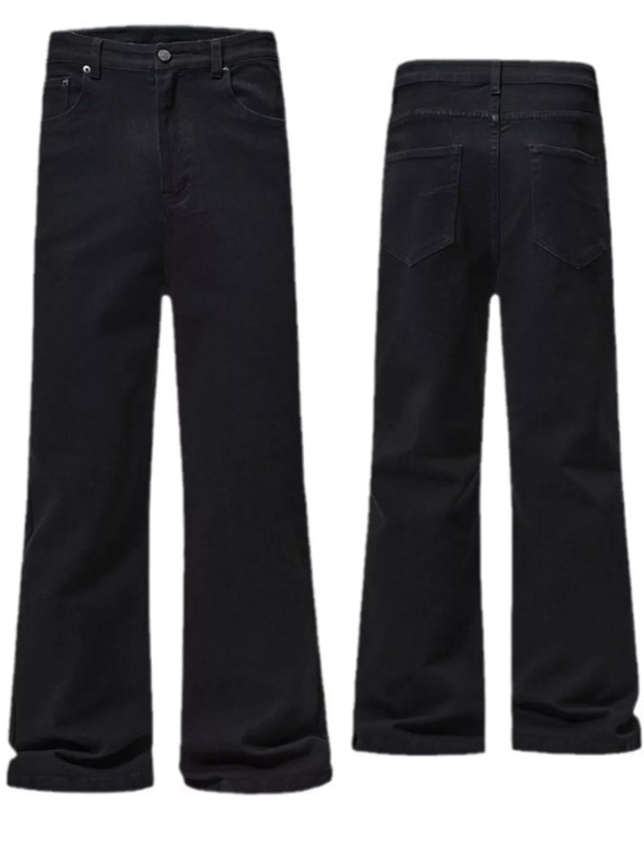 Men's Full Size Pocketed Bootcut Jeans Plus Size