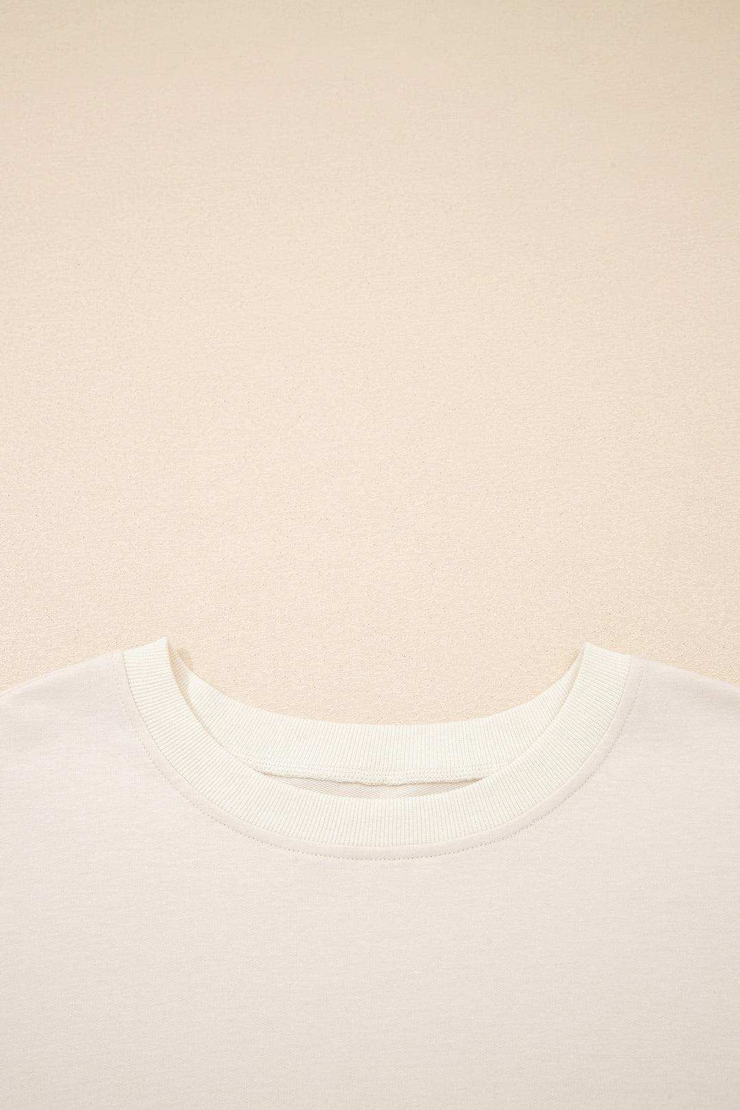 Apricot Camo Print Patchwork Sleeve Raw Hem Plus Size Sweatshirt