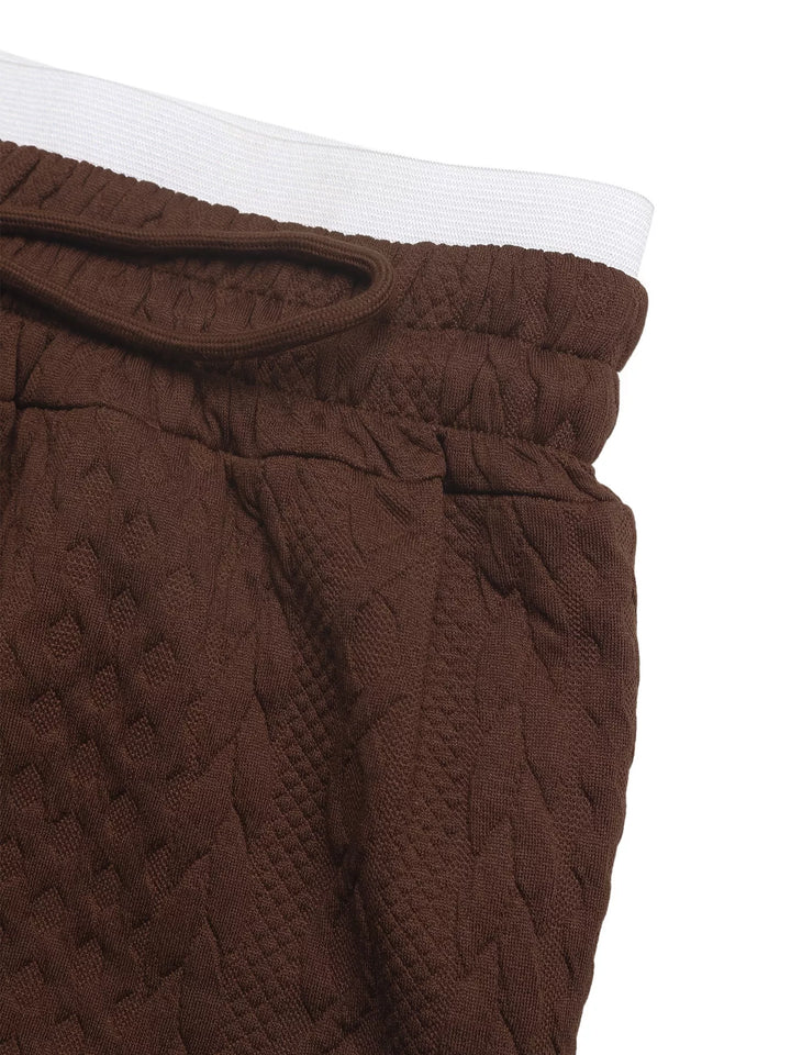 Drawstring Wide Leg Pants