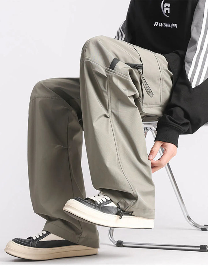 Men's Plus Size Loose Fit Cargo Pants