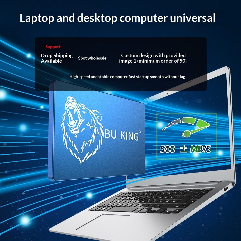 512GB SATA SSD Compatible With Both Laptops And Desktops
