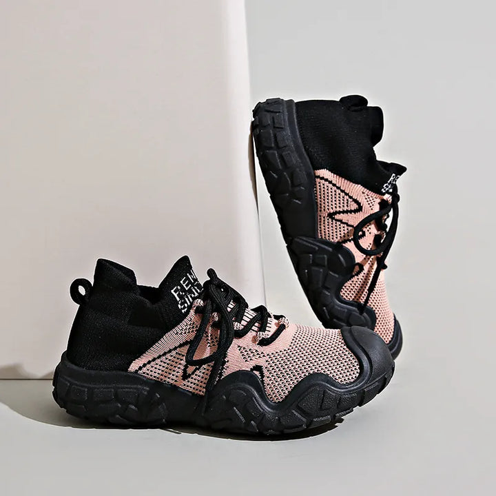 Contrast Mesh Platform Athletic