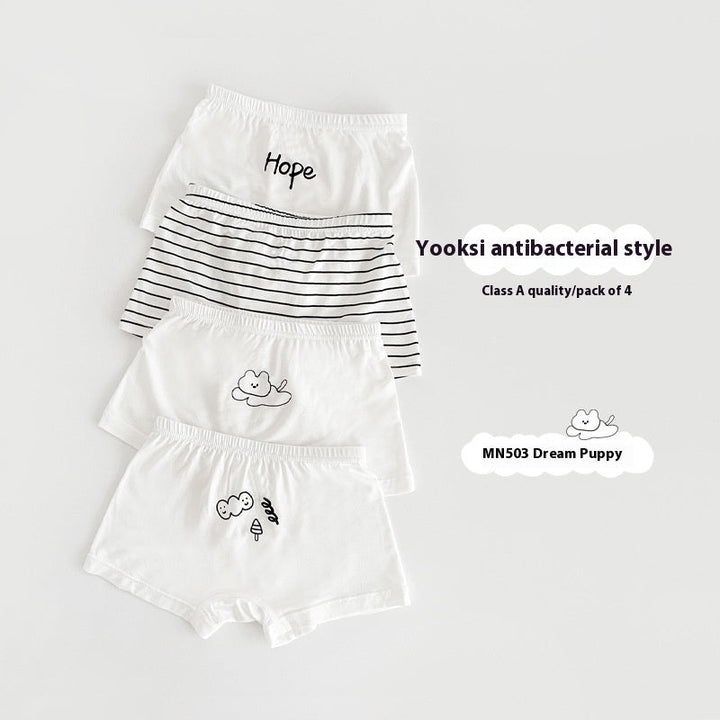 Children's Underwear Class A Pure Cotton Antibacterial Cartoon Boy