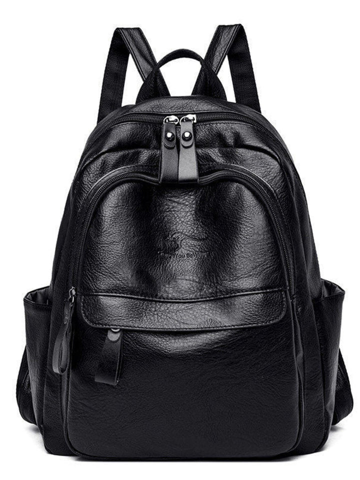 PU Leather Backpack Bag