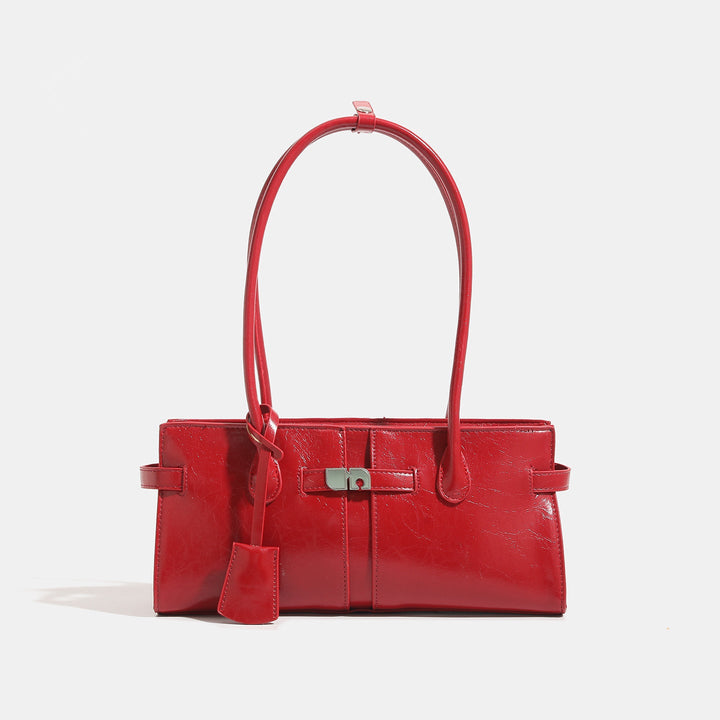 Womens Versatile Commuter Handbag Luxurious Feel Large Capacity