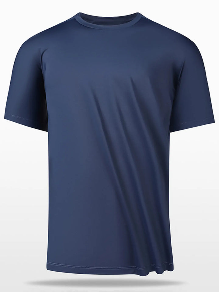 Men's Plus Size Round Neck Short Sleeve T-Shirt