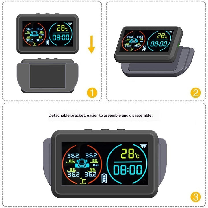 TPMS Time And Temperature Display Tire Pressure Monitor