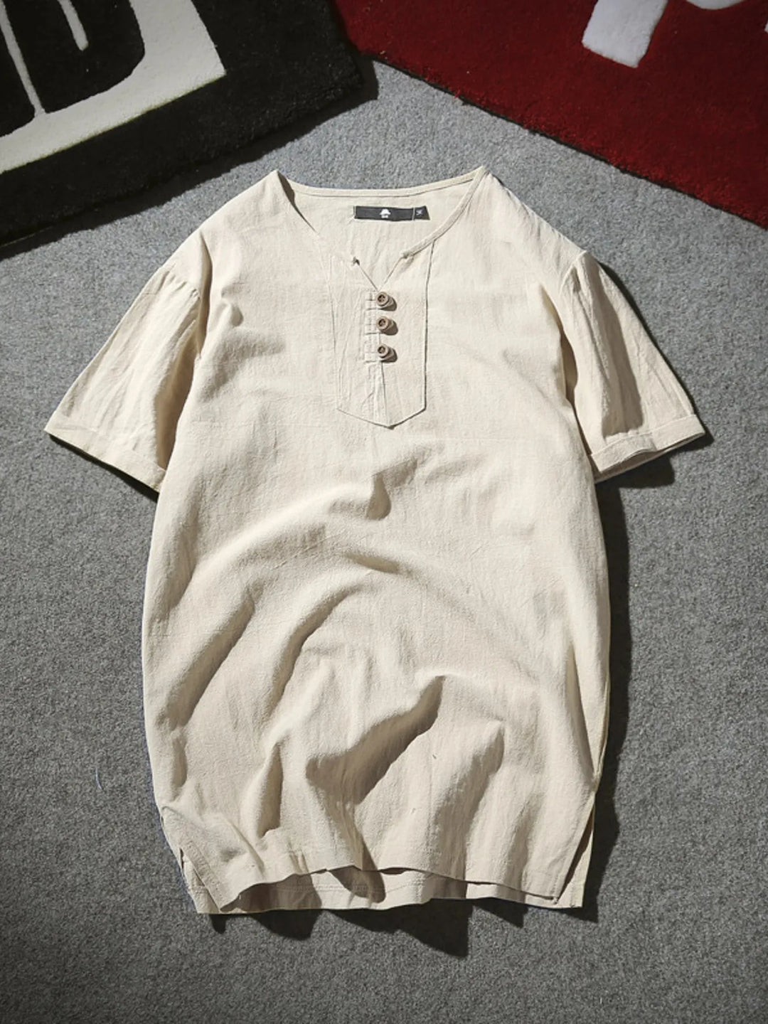 Men's Plus Size Casual Short Sleeve Shirt