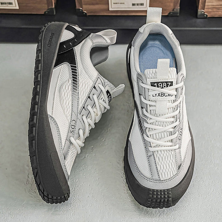 New Men's Lightweight Slip-On Skate Shoes, Versatile Trendy Casual Sneakers