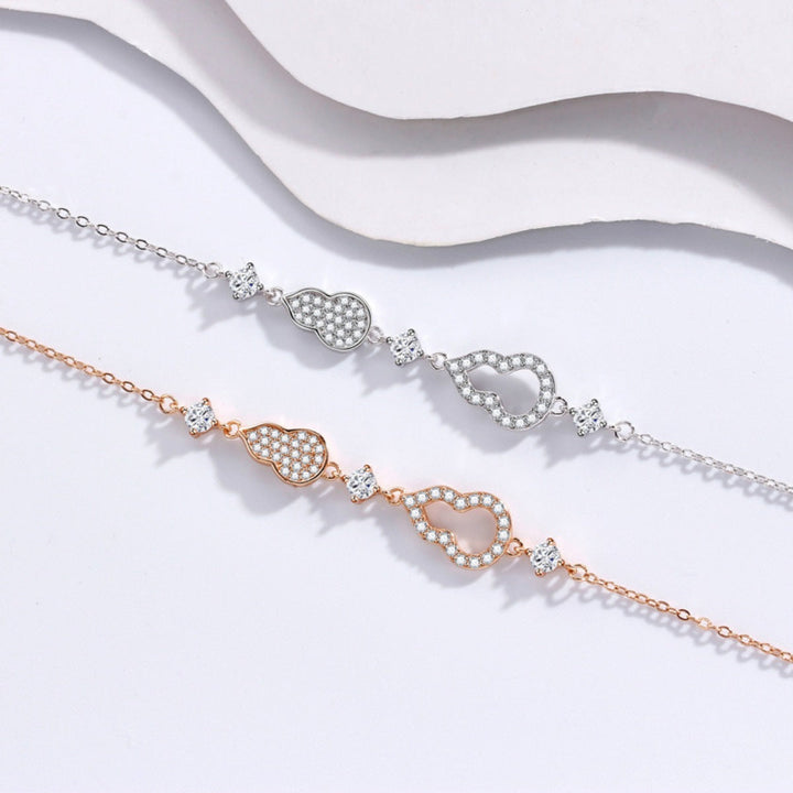 Zircon Gourd Adjustable Bracelet
