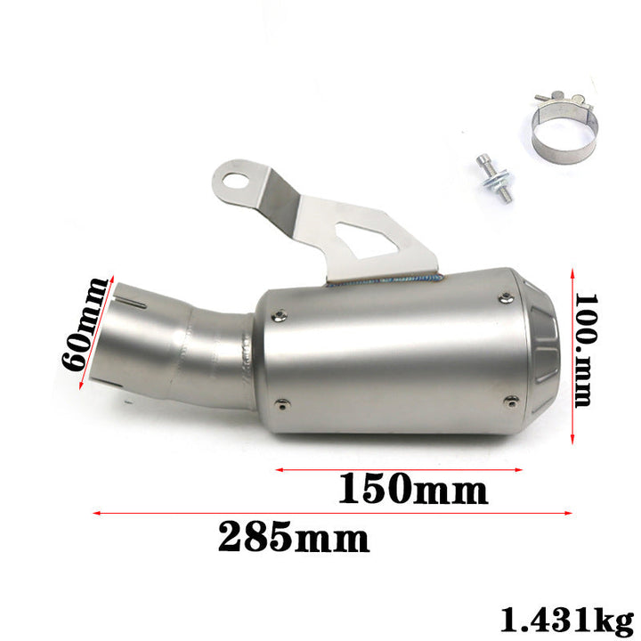 Online-style Stainless Steel Rear Section Motorcycle Exhaust Pipe For Customization