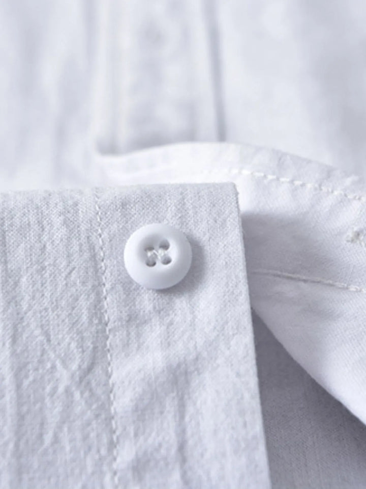 Men's Plus Size Button Up Short Sleeve Shirt