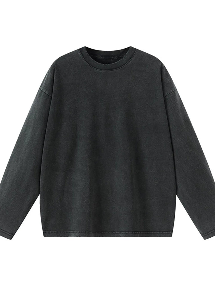 Men's Round Neck Long Sleeve T-Shirt
