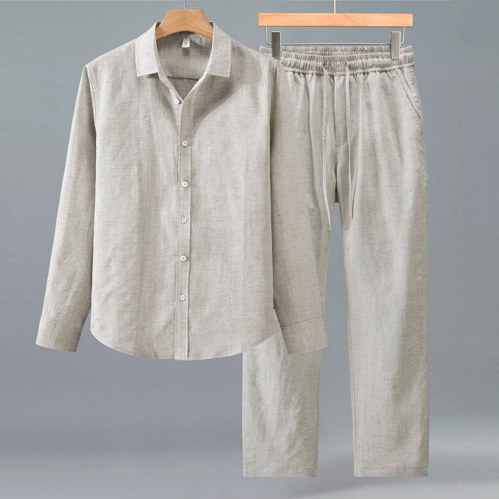 High-end Quality Tencel-linen Casual Mens Suit