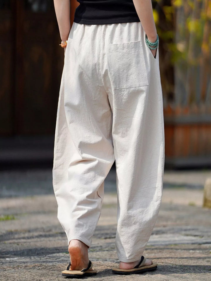 Men's Plus Size Wide Leg Pants