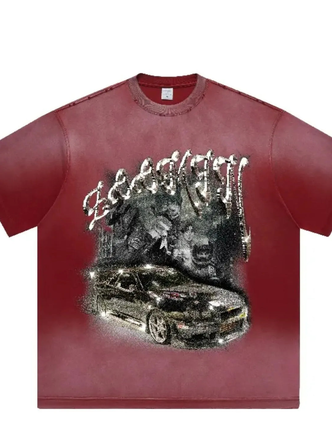 Men's Graphic Round Neck Short Sleeve T-Shirt