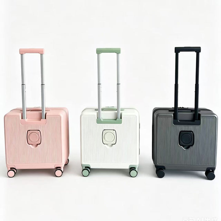 Side Opening Small Luggage Compartment, 20 Inch Compact Wheeled Travel Bag, Suitable For Carrying Around, Lightweight And Practical