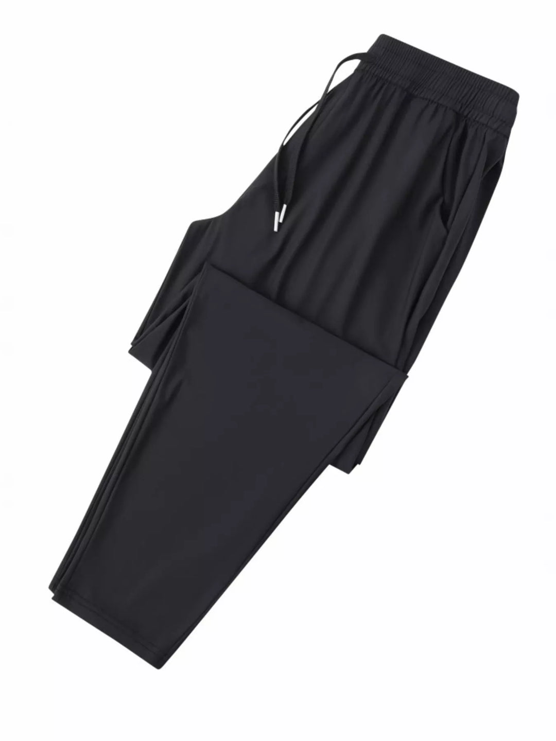 Men's Plus Size Casual Drawstring Wide-Leg Pants