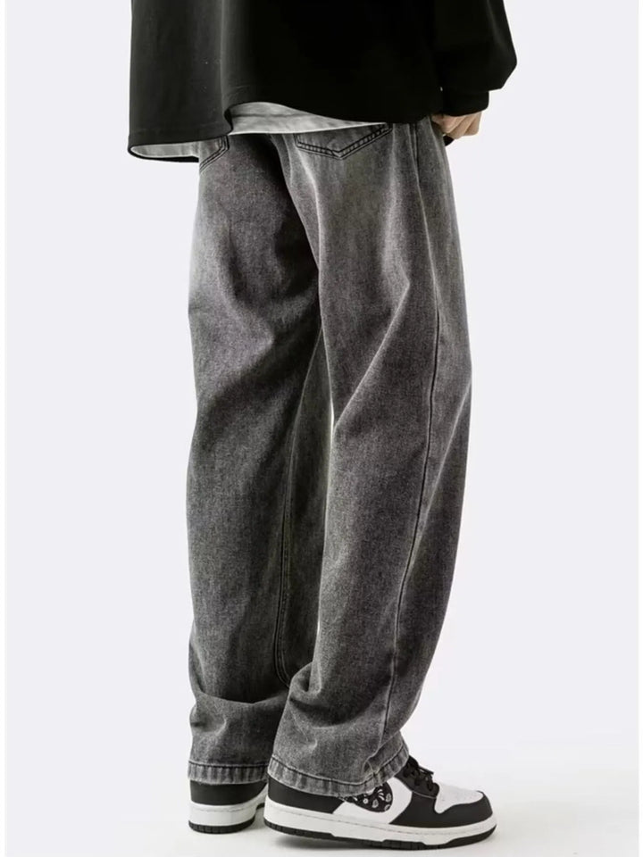 Men's Plus Size Wide Leg Relaxed Fit Jeans