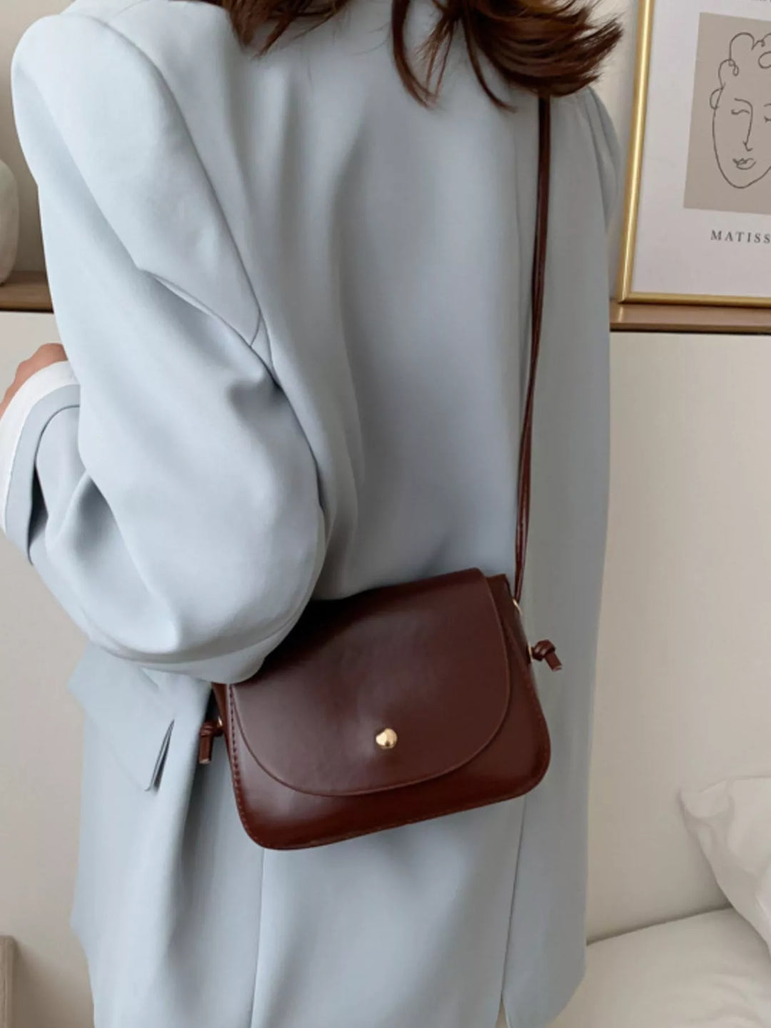PU Leather Crossbody Bag