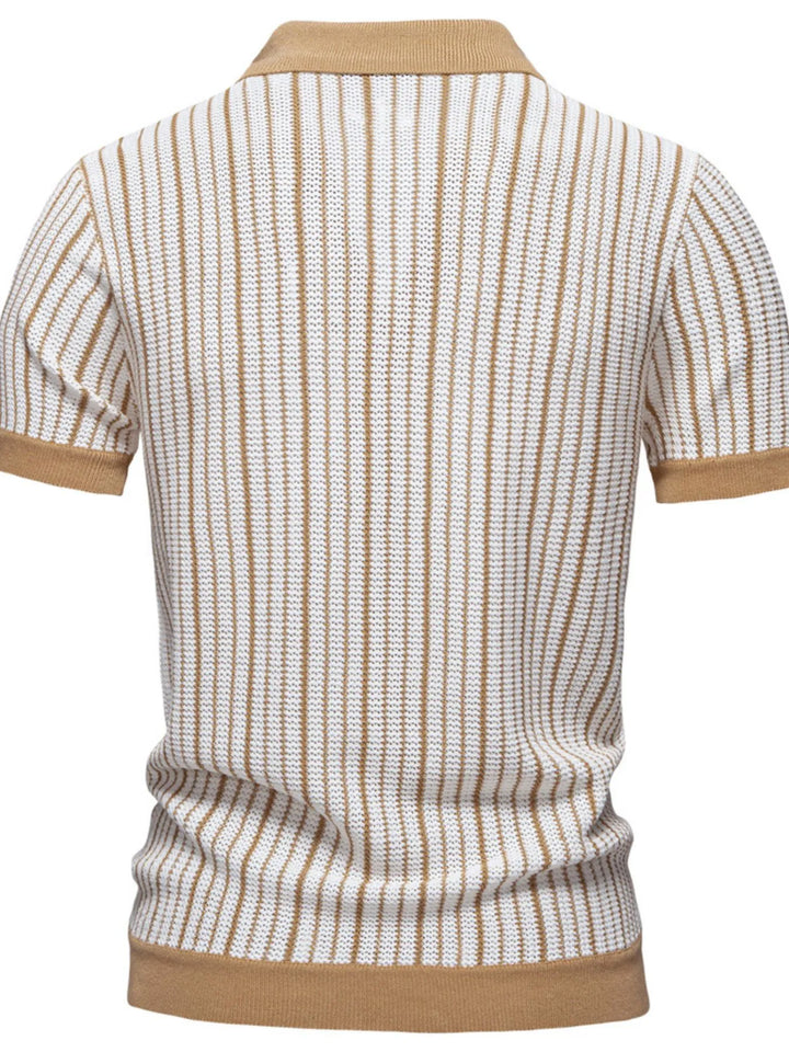 Men's Stripe Button Down Cardigan