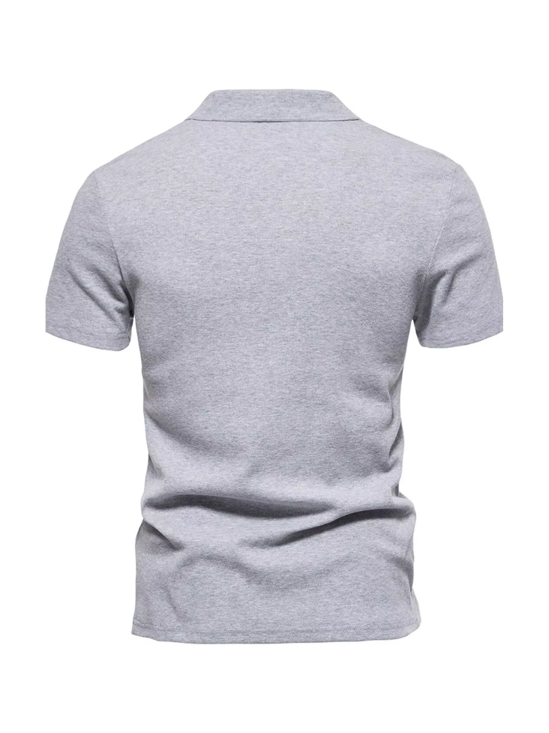 Men's Plus Size Casual Notched Short Sleeve Polo