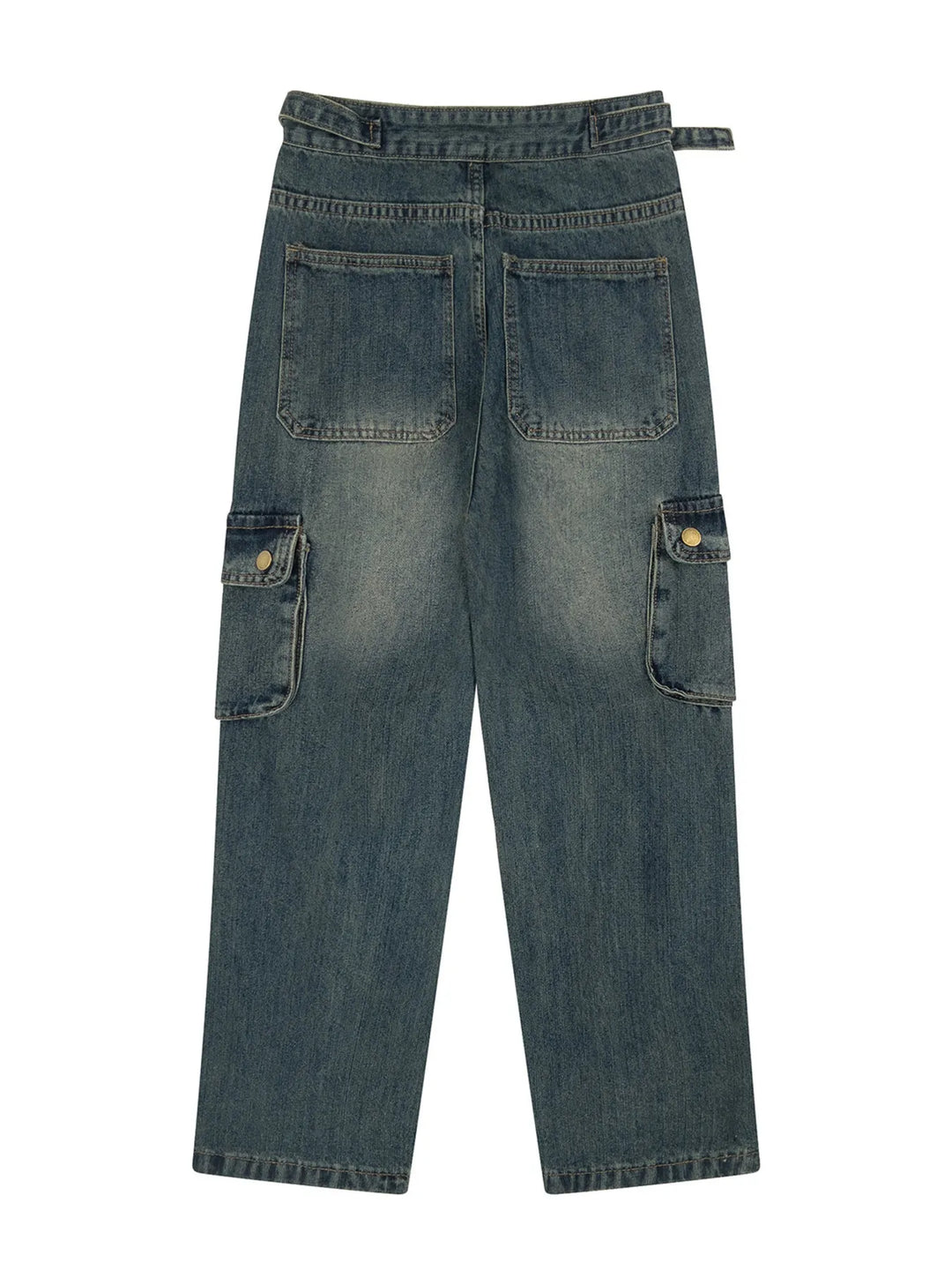 Men's Wide Leg Cargo Jeans