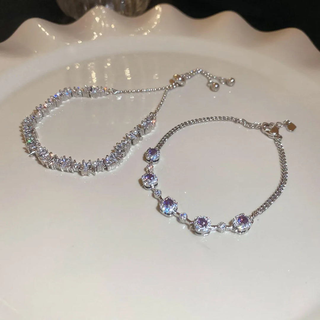 Copper Zircon Bracelet