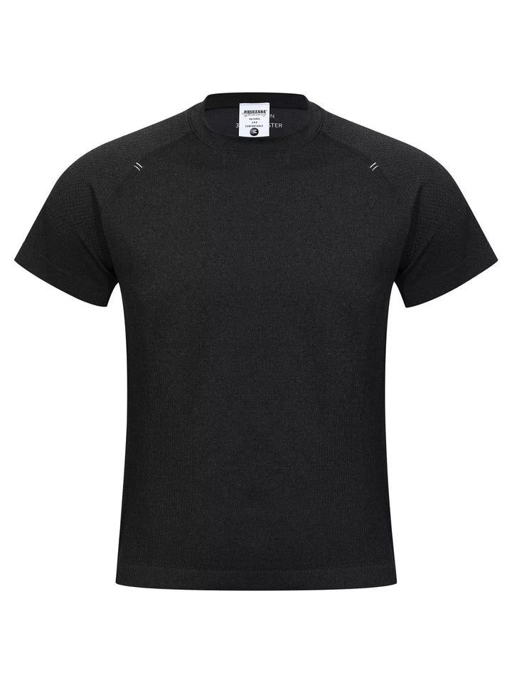 Men's Textured Knit Short Sleeve T-Shirt