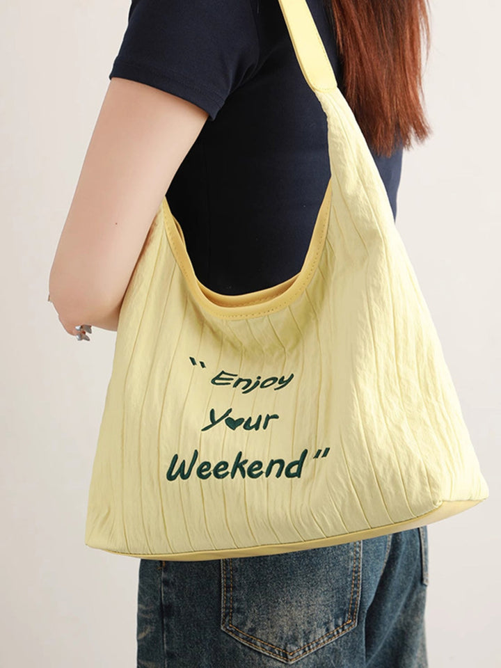 Letter Casual Shoulder Bag