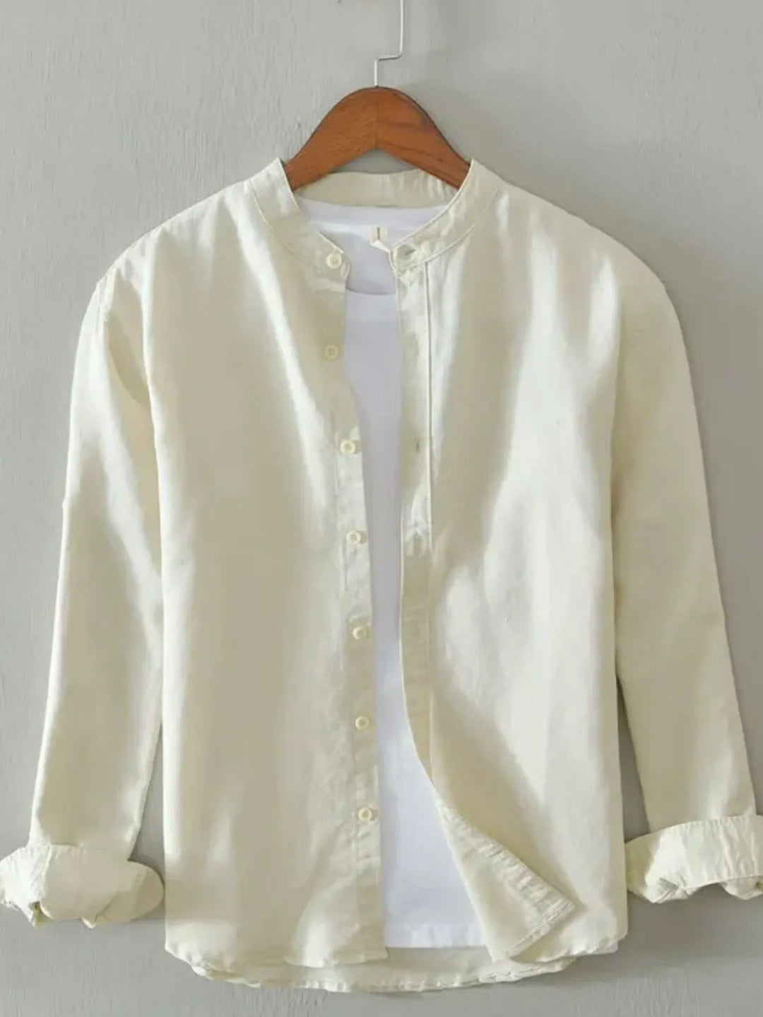 Men's Full Size Button Up Long Sleeve Shirt Plus Size